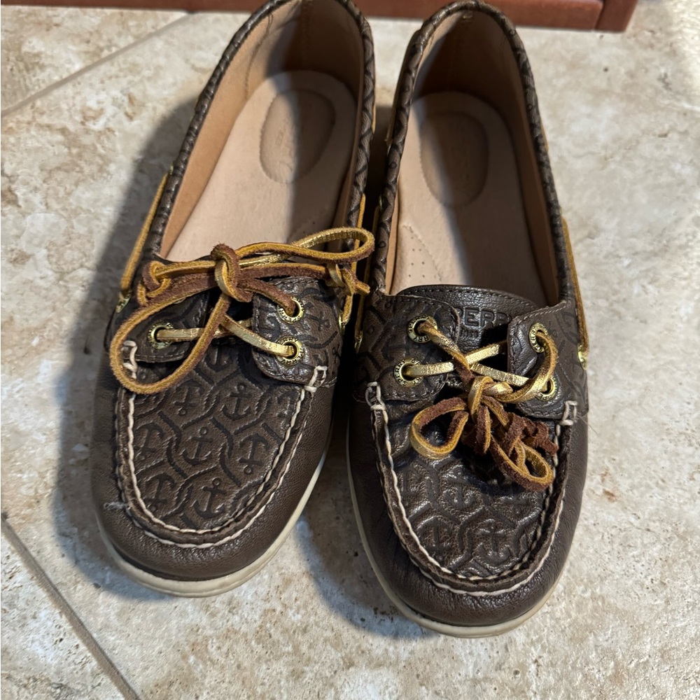 Sperry boat shoes, EUC